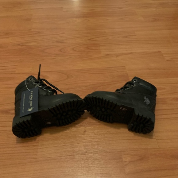 U.S. Polo Assn. Boys Baby Toddler Boots Black Size 4 - Picture 4 of 8